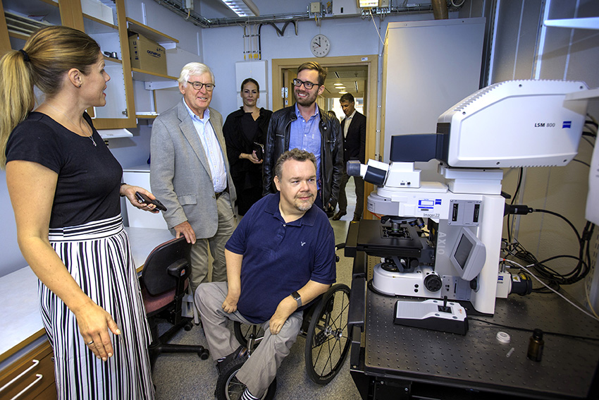 Visning i laboratoriet